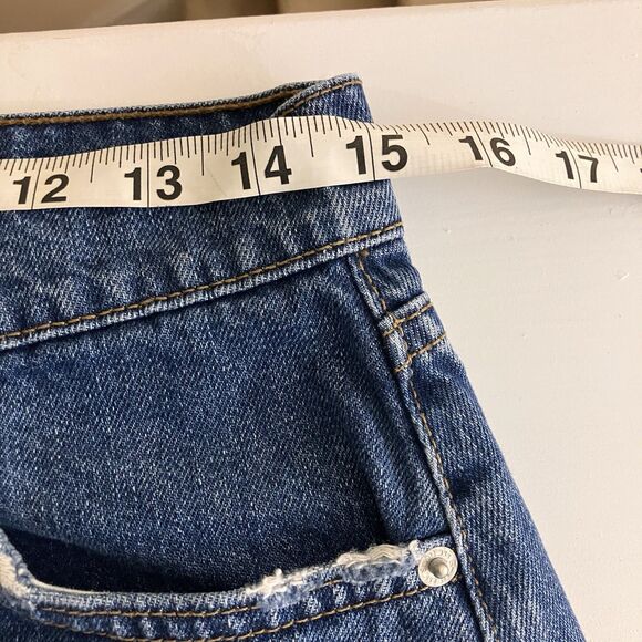 Reformation Revolve Ella Women Jean Mini Skirt Celtic Wash size 29/8/M MRSP $98 - Picture 10 of 14